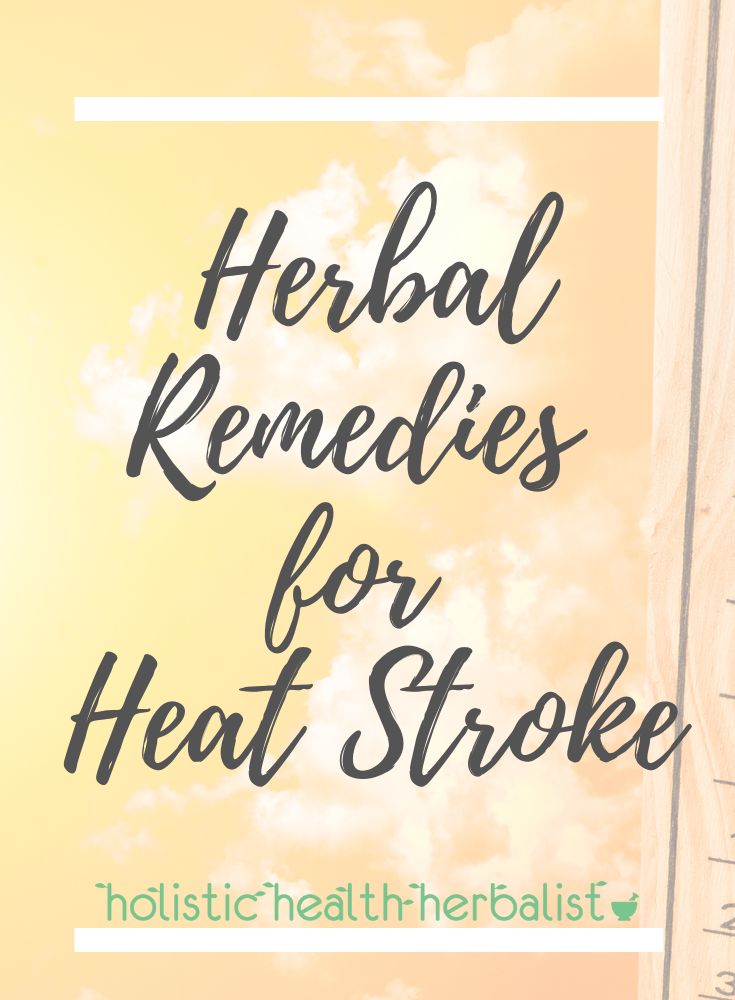 herbal remedies for heat stroke - a photo of intense sunlight on a hot day.