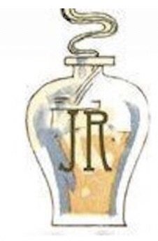 Perfume escaping from a bottle