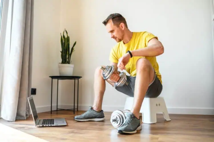 At Home Dumbbell Workout Building Strength...
